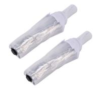 Parapluie Automatique Transparent Pour Femmes Et Hommes, Compact, À Bordure Blanche, À La Mode, Yo-2x Blanc