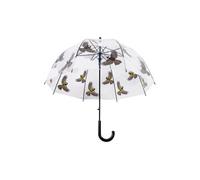 Parapluie avec oiseaux intérieur et exterieur - Transparent - D 80,8 x H 81 cm