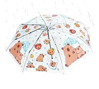 Parapluie Bulle Enfant - Imperméable Pliable Transparent, Dôme Animal Mignon, Protection Pluie Compacte, Imperméable Et Portable, Avec Mécanisme D'ouverture Facile | Pour La Famille, Les Amis, Anniver
