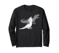 Parapluie cacatoès avec T Rex Shadow Bird Lovers Manche Longue