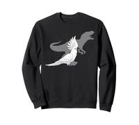 Parapluie cacatoès avec T Rex Shadow Bird Lovers Sweatshirt