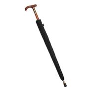 Parapluie bequille noir pour homme, hauteur reglable