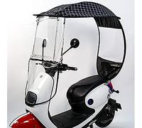 Parapluie Canopy Moto Pare-Soleil Universel for Moto électrique et Scooter(Black,B)