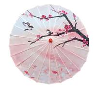 Parapluie classique imperméable en papier peint de style chinois pour cosplay Hanfu - -