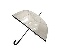 PARAPLUIE CLOCHE AUTO TRANSPARENT BANDE NOIRE