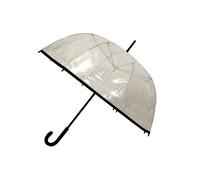 PARAPLUIE CLOCHE AUTO TRANSPARENT BANDE NOIRE