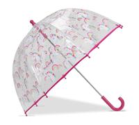 Parapluie Cloche Transparent, Ouverture Facile Et Sécurisante Pvc/licorne Arc En Ciel TU