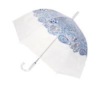 Parapluie cloche transparent PAISLEY Bleu