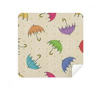 Parapluie Cloud Rain Drip Lunettes de Soleil Chiffon de Nettoyage Nettoyant pour écran de téléphone en Daim Tissu 2 pcs