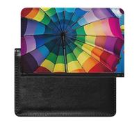 Parapluie coloré pour passeport - Protection RFID - Porte-carte d'identité - Portefeuille de voyage sécurisé pour tickets de passeport, cartes de crédit, style, taille unique, Style :, Taille unique