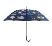 Parapluie Couleur Changeante à Imprimé Météo - Bleu - D 120 X H 95 Cm
