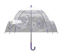 Marques CyP - Hello Kitty, Sanrio Kuromi, Parapluie enfant, Manuel, Transparent, Type bulle, 57 cm, Licence officielle, Résistant au vent