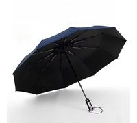 Parapluie de bain coupe-vent et anti-pluie,pliant automatique,grand parapluie d'affaires,ménage,vinyle,dix os - Type ten bones blue