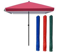 Parapluie De Cour De Marché De Table Extérieure, Parasol De Patio, Conception Pliable Et Portable, for La Pêche en Plein Air De Jardin De Patio De Plage(Blue,1.8x2.2m(5.9x7.2ft))