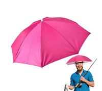 Parapluie de fête pliable - Protection UV - Avec bande élastique - Pour , femmes, adultes, extérieur, plage, randonnée, camping, jardinage, golf, pêche, framboise, Refer to description