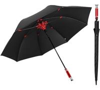 Parapluie de golf automatique à manche long - Protection solaire - Noir