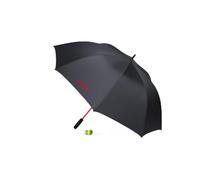 Parapluie de Luxe Coupe-Vent Ultra Résistant Anti-UV Grand Format Golf - Ouverture Automatique - Gris par HideWise London [Avec garantie à vie]