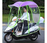Parapluie de moto pour scooter de mobilité - Imperméable - Auvent pliable universel pour la protection pendant la conduite