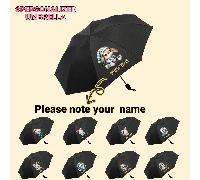 Parapluie de Pâques personnalisé avec petit lapin, parapluie automatique personnalisé avec un nom, cadeau pour la nouvelle année scolaire, cadeau surprise pour les festivals, la Saint-Valentin, cadeau