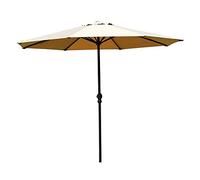 Parapluie de Parasol Parasol de Parasol Parasol Parasol | 2,7 m | avec manifeste de Protection UV Round Pluie Anti-légère, Teinte de Soleil compacte pour la Plage Balconie à Parts de pêche en