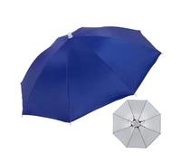 Parapluie de pêche, chapeau parapluie | Protection UV réglable avec bande élastique pour adultes, hommes, femmes, randonnée, camping, pêche, golf, plage, jardinage, activités de plein air, Bleu roi