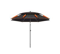 Parapluie de pêche Parapluie Universel de pêche Anti-déni(Black,2.2m)