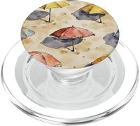 Parapluie de Plage Aquarelle coloré pour Vacances d'été PopSockets PopGrip pour MagSafe