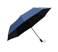 Parapluie de Pliant Compact imperméable et Parasol léger Portable for Femmes Hommes résistent à la Neige ， Bleu(Blue)