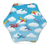 Parapluie de pluie coloré pour enfants de 4 à 8 ans, avec pointes arrondies, auvent de 88,9 cm
