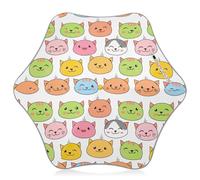 Parapluie de pluie léger à pointes arrondies pour enfants de 4 à 8 ans, auvent de 88,9 cm