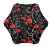 Parapluie de pluie noir à bouts arrondis pour enfants de 4 à 8 ans, auvent de 88,9 cm