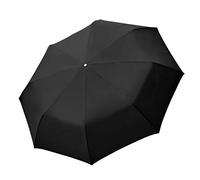 Doppler Parapluie de poche Fiber Golf Trekking – super léger, avec boucle d'épaule – Noir