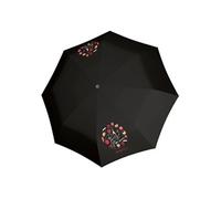 Parapluie de poche - DOPPLER - Paris Je Taime - Noir/Rose - Ouverture automatique - 100% polyester