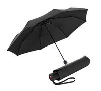 Parapluie de Poche Knirps A.050 Medium Manual - Compact et résistant aux tempêtes - Stable - Coupe-Vent - Noir