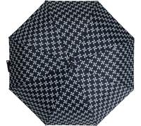 Parapluie de poche télescopique avec housse de protection avec armature en fibre de verre Résistant à l'eau 100 cm Motif 4