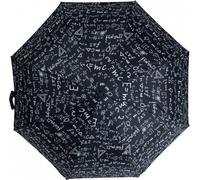 Parapluie de poche télescopique avec housse de protection avec armature en fibre de verre Résistant à l'eau 100 cm Motif 1
