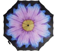 Parapluie de poche télescopique avec housse de protection - design floral élégant ø100 cm motif 1