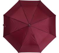 Parapluie de poche télescopique avec housse de protection Parapluie imperméable avec armature en fibre de verre ?100 cm rouge vin