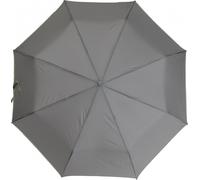Parapluie de poche télescopique avec housse de protection Parapluies imperméables avec armature en fibre de verre ?100 cm Gris