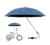 Parapluie de poussette pour bébé - Parapluie de poussette réglable avec protection UV - Pare-soleil portable et clipsable - Réglable à 360 degrés - Imperméable