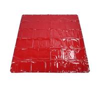 Parapluie de soudage rouge avec une grande surface de couverture, résistant aux UV, portable et facile à construire, idéal pour l'atelier, applications polyvalentes, niveau 6, 1,7 x