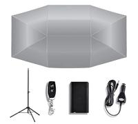 Parapluie de Toit Automatique pour Voiture, Parasol Multifonctionnel avec télécommande et Support, Tente Pliante et Mobile pour Le Camping en Plein air A-5.2M