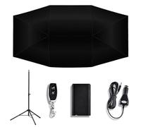 Parapluie de Toit Automatique pour Voiture, Parasol Multifonctionnel avec télécommande et Support, Tente Pliante et Mobile pour Le Camping en Plein air C-4.6M