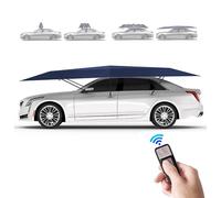 Parapluie De Voiture Automatique, Amovible Et Pliable, Longueur : 4,2/4,8/5,2 M, Construction en Y, Triple Dispositif Coupe-Vent, Tissu Oxford - Protection Solaire,4.2m