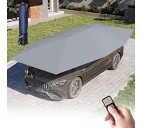 Parapluie de voiture multifonctionnel - Housse de tente de voiture automatique - Pliable - Avec télécommande - Pour la plupart des véhicules - Noir - 4,6 m