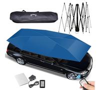 Parapluie de voiture portable avec télécommande, auvent pliable entièrement automatique pour stationnement et utilisation en extérieur