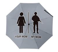 Parapluie de voyage compact et coupe-vent Your Mom My Mom Soilder, parapluies automatiques pliants