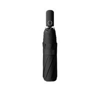 Parapluie de voyage pliable compact avec poignée ouverture/fermeture automatique, couche de revêtement en tissu, protection UV UPF 50, parapluie de golf portable à 99,9%, petit sac à dos léger,