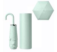 Parapluie de Voyage Pliable Compact et élégant, Protection Contre la Pluie et le Soleil/Protection anti-UV UPF 50 99,9 %/ Voyage/Activités de Pleinair/Trajets Domicile-travail/Léger et Portable