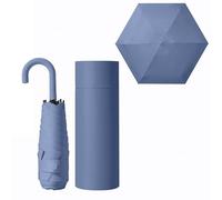 Parapluie de Voyage Pliable Compact et élégant, Protection Contre la Pluie et le Soleil/Protection anti-UV UPF 50 99,9 %/ Voyage/Activités de Pleinair/Trajets Domicile-travail/Léger et Portable